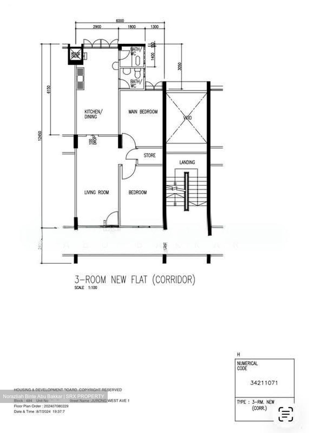 Blk 484 Jurong West Avenue 1 (Jurong West), HDB 3 Rooms #556851151